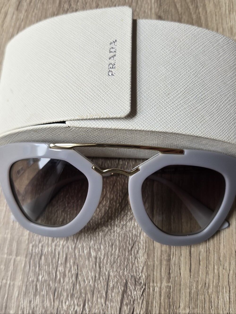 PRADA Women's White Statement Sunglasses